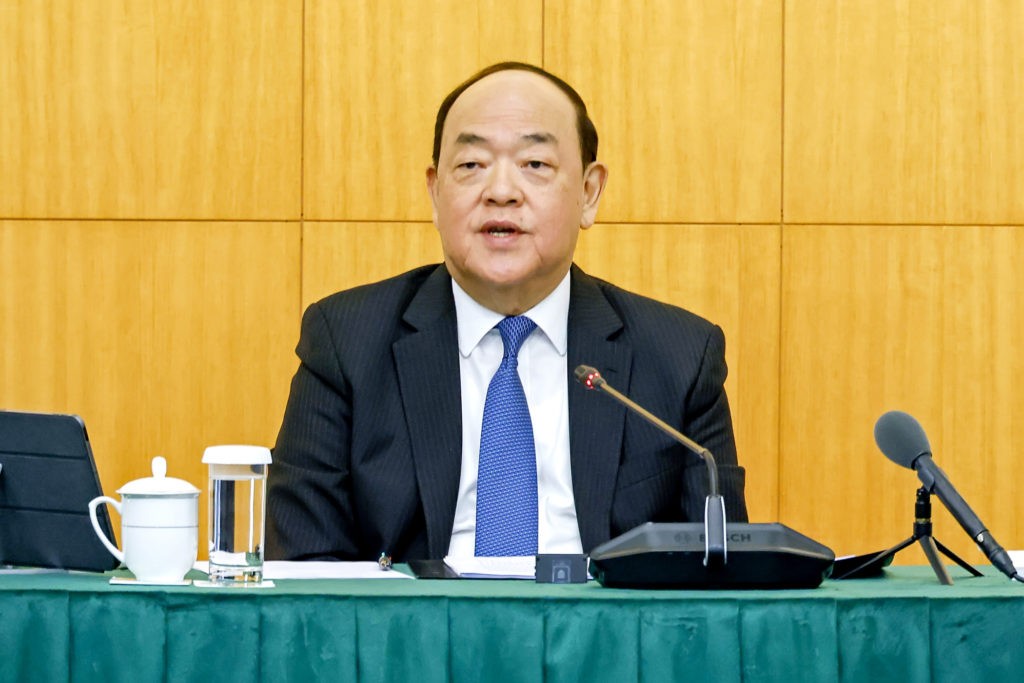 行政長官 澳門  賀一誠 Ho Iat Seng Chefe do Executivo Chief Executive of Macau