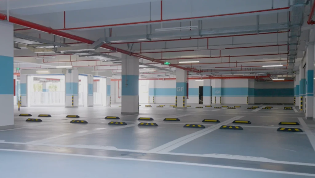 six public car parks