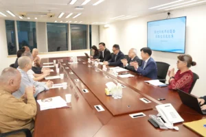 岑浩輝 宗教選委Sam Hou Fai recebeu a visita dos membros do subsector religioso