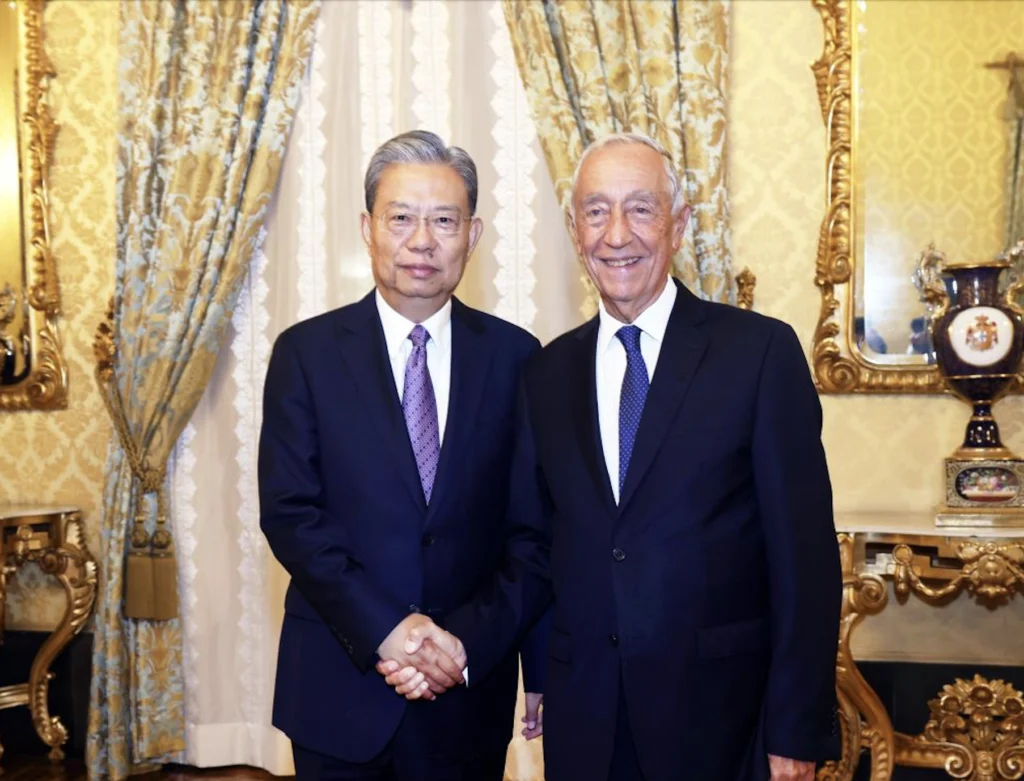Zhao Leji Marcelo de Sousa China Portugal