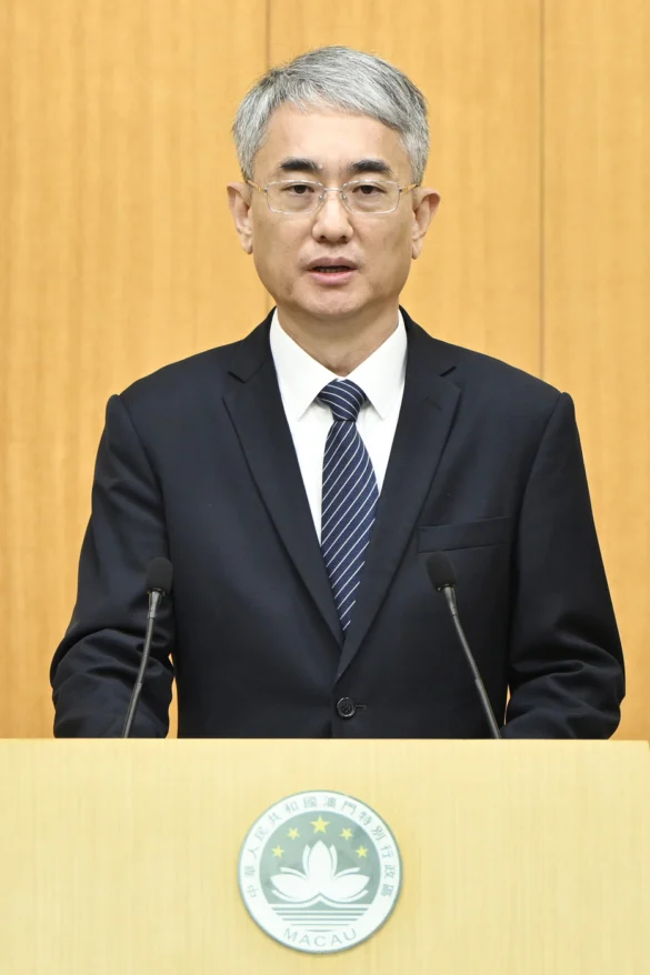 Secretário para a Administração e Justiça do VI Governo da RAEM, André Cheong Weng Chon