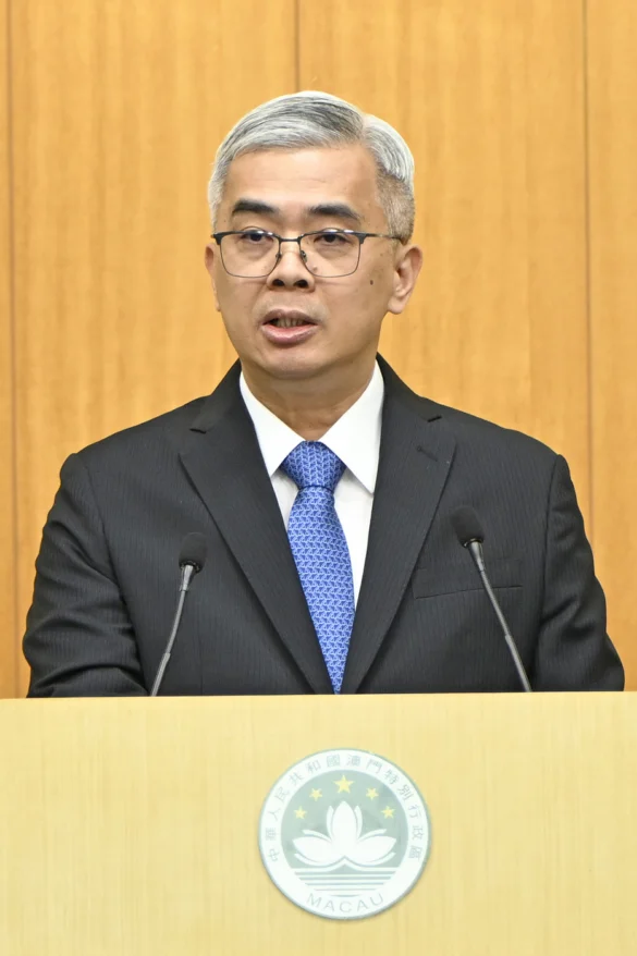 Secretário para a Segurança do VI Governo da RAEM , Wong Sio Chak